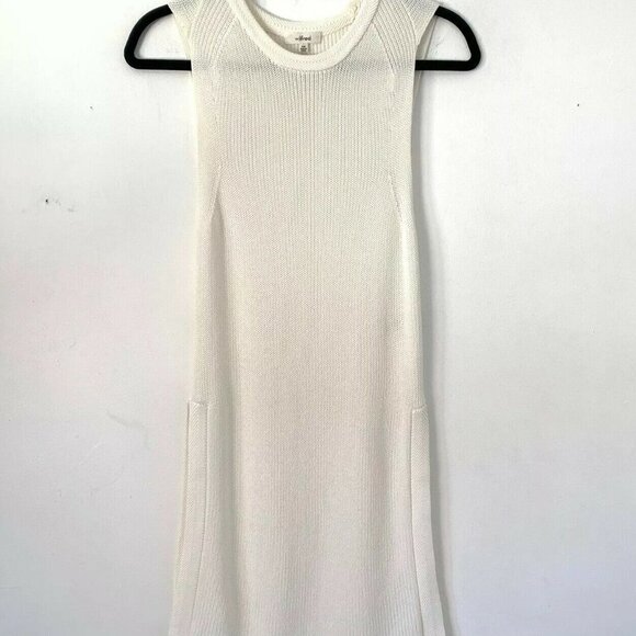 Aritzia Wilfred Size XXS Palmier Sleeveless Tunic Sweater Lagenlook Minimalist - Picture 4 of 8
